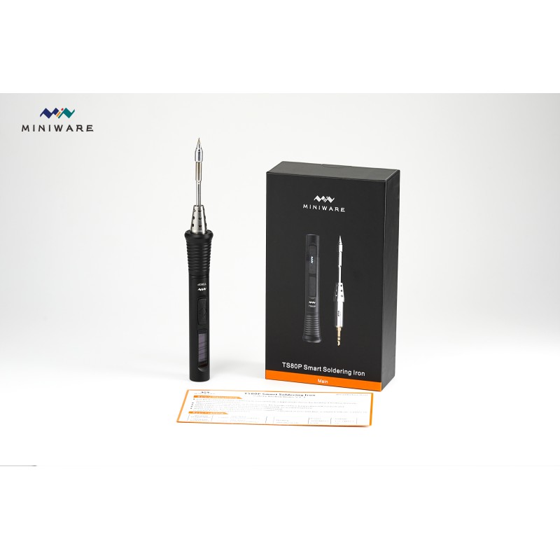 Miniware Ts P Portable Digital W Soldering Iron With Display