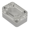 ZP60.40.30JpH TM PC - Hermetic enclosure ZP60.40.30 lightgray, transparent lid with gasket and brass bushing PC