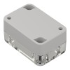 ZP60.40.30JpH TM PC - Hermetic enclosure ZP60.40.30 lightgray, transparent lid with gasket and brass bushing PC