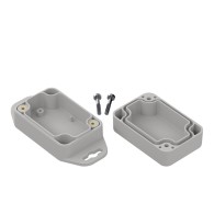 ZP60.40.30UJ TM ABS - Plastic enclosure ZP60.40.30 lightgray with brass bushing ABS