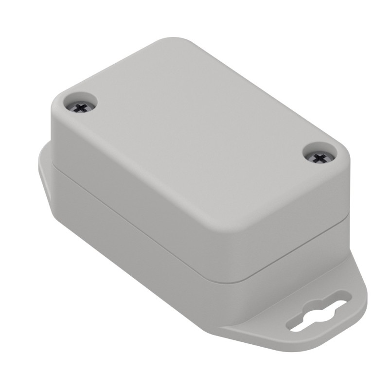 ZP60.40.30UJ TM PC - Obudowa plastikowa ZP60.40.30 jasna z uszami i z tulejkami mosiężnymi PC ZP60.40.30UJ TM PC - Obudowa plastikowa ZP60.40.30 jasna z uszami i z tulejkami mosiężnymi PC