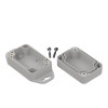 ZP60.40.30UJH TM PC - Hermetic enclosure hermetic enclosure ZP105.105.60 lightgray with gasket and brass bushing  pc lightgray w