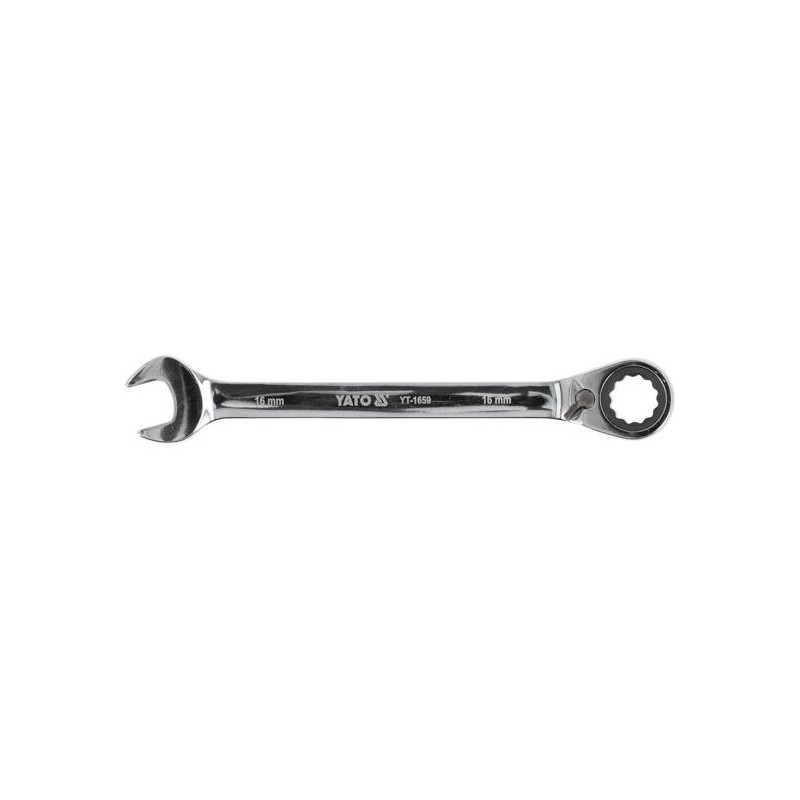 Combination wrench with ratchet 16mm - Yato YT-1659