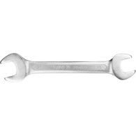 YT-0377 Double open end spanner polished head 25x28 mm
