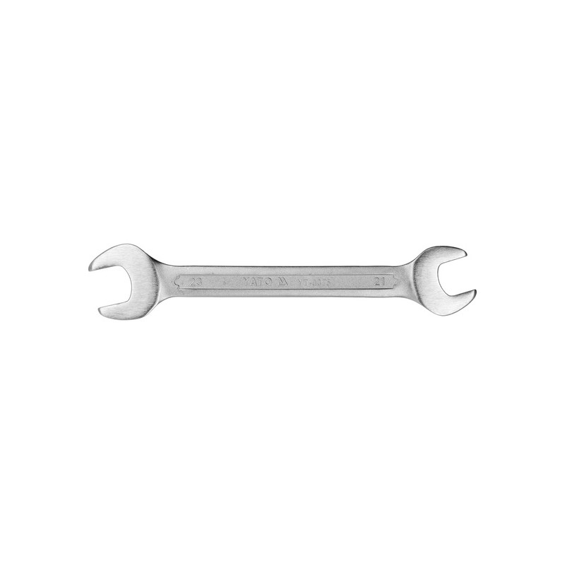 Doubleopen end spanner polished head 21x23 mm Yato YT-0375
