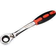 YT-02375 Klucz oczkowy odgięty z grzechotką 13mm