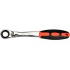 YT-02374 Klucz oczkowy odgięty z grzechotką 12mm