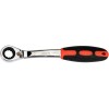YT-02372 Klucz oczkowy odgięty z grzechotką 10mm