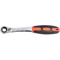 YT-02370 Klucz oczkowy odgięty z grzechotką 8mm
