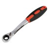 YT-02370 Klucz oczkowy odgięty z grzechotką 8mm