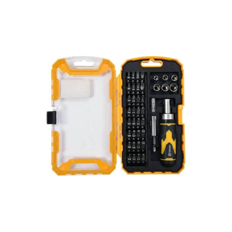 Vorel-64385 41pcs mini ratchet screwdriver set