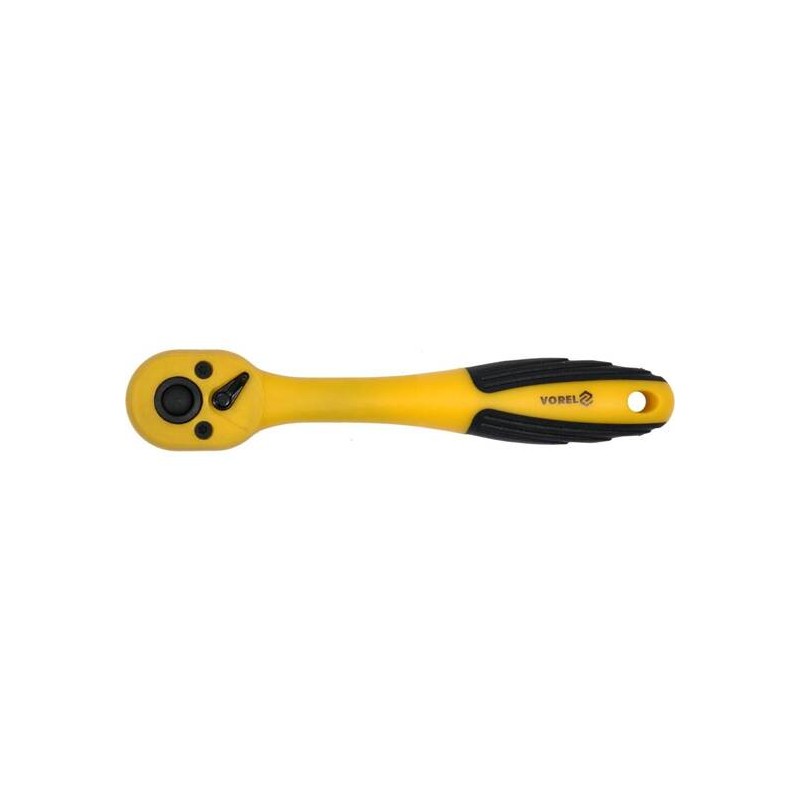 Curved polypropylene ratchet handle 1/4" Vorel - 53575