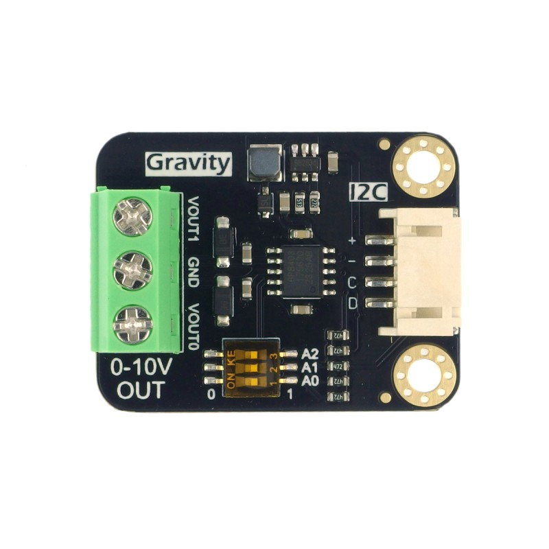 Gravity: 2-Channel I2C DAC - 2-channel 0-10V DAC converter - Kamami on ...