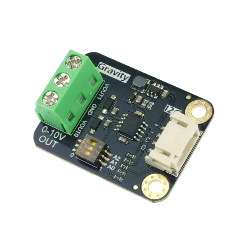 Gravity: 2-Channel I2C DAC - 2-channel 0-10V DAC converter - Kamami on ...