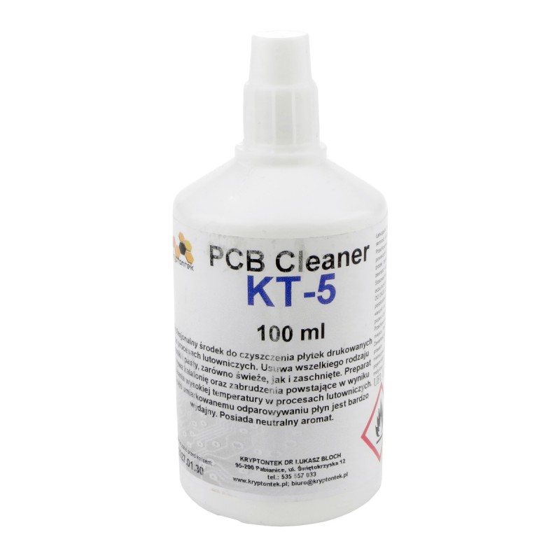 PCB Cleaner KT-5 100ml, plastic bottle with dropper