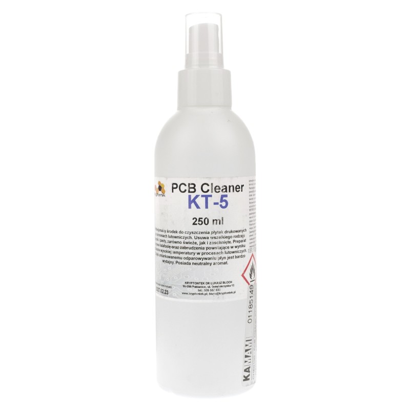 PCB Cleaner KT-5 250ml, plastic bottle with atomizer