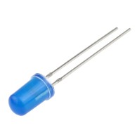 LED 5mm blue - 10 pcs.