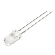 LED 5mm white - 10 pcs.