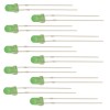 LED 3mm green - 10 pcs.