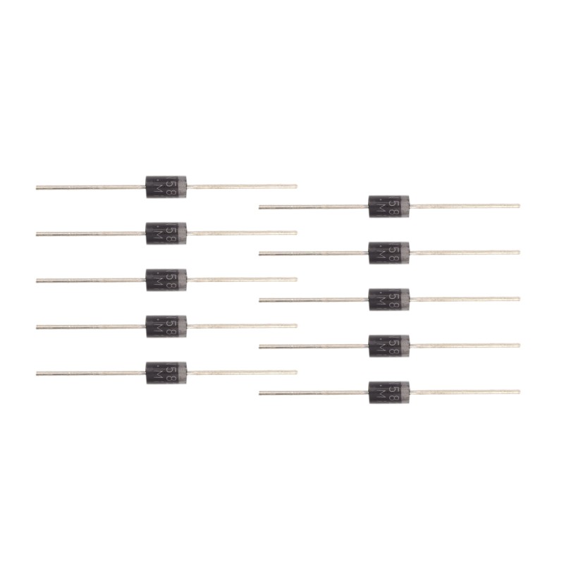 100pcs 1N5822 Schottky Diode – DO-27, 40V 3A, High Quality, Bulk Lot