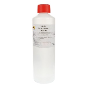 Silicone oil 500 ml, plastic bottle