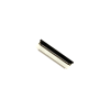 Female ZIF connector, 0.5mm pitch, 40 pins, bottom contact with latch.