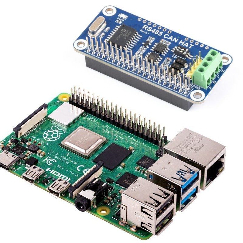 Zestaw Raspberry Pi 4B 2GB z modułem CAN