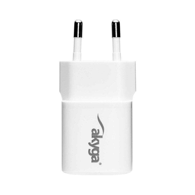 Akyga AK-CH-22 25 Вт USB-C PD GaN 5-12 В/2,08-3 А Белое зарядное устройство