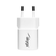 Wall charger Akyga AK-CH-22 25W USB-C PD GaN 5-12V / 2.08-3A  white