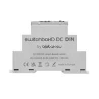 BleBox SwitchBoxD DC DIN - DC switchbox for mounting on a DIN rail