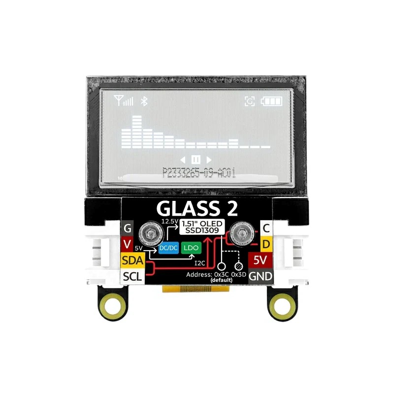Дисплейний модуль M5Stack Glass2 Unit U158-B