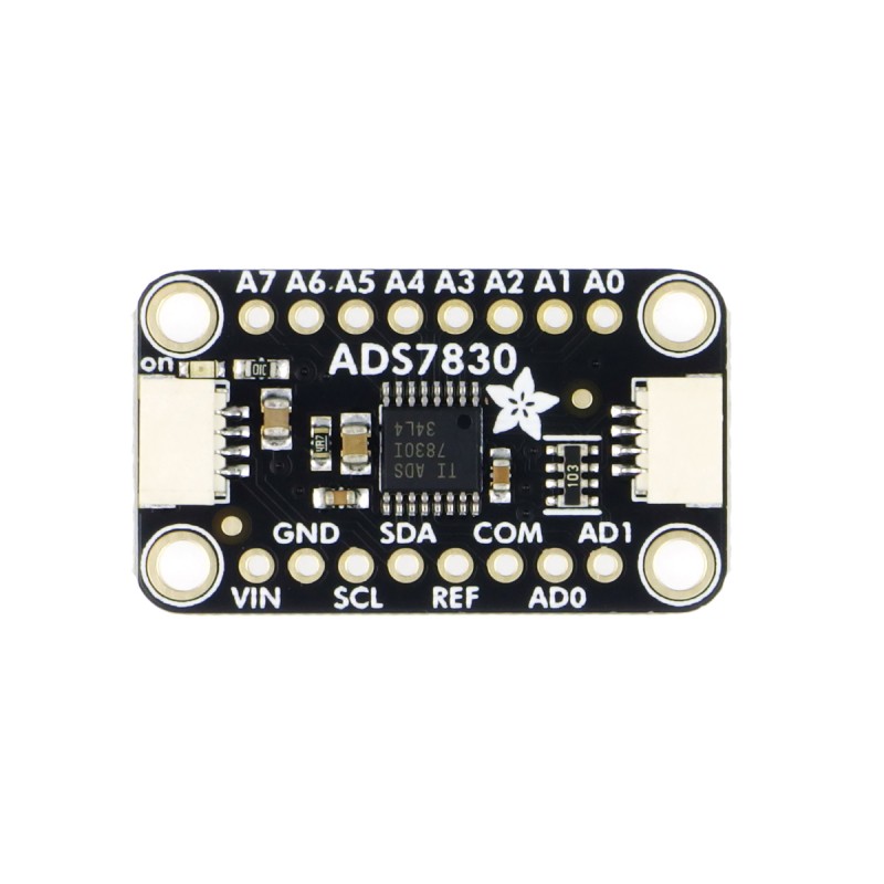 STEMMA QT ADS7830 8-Channel 8-Bit ADC - moduł z 8-kanałowym konwerterem ADC