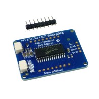 STEMMA QT 1.2" 8x8 LED Matrix Backpack - module with I2C driver for 8x8 LED matrix displays