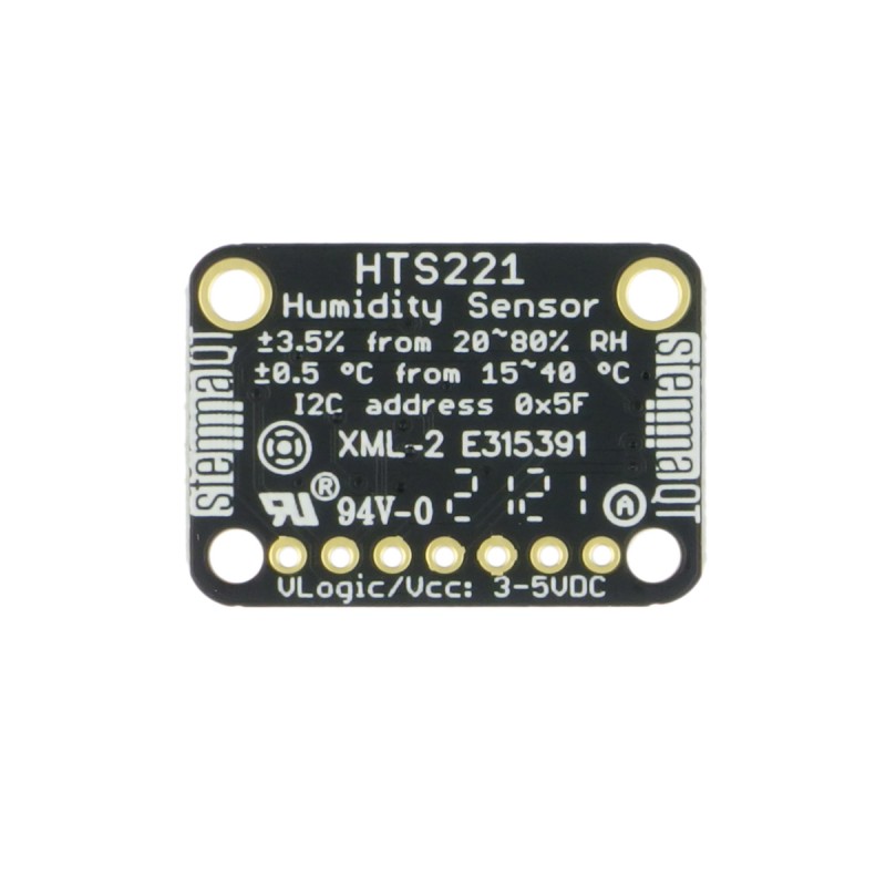 STEMMA QT HTS221 Temperature & Humidity Sensor - moduł z czujnikiem temperatury i wilgotności