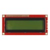 LCD display 2x16 characters - green backlight - front view