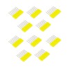 Contact strip 2.54mm straight extended 1x8, yellow - 10 pcs.