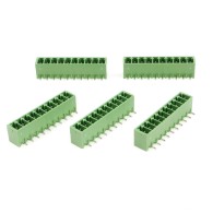 KF2EDGR - Male terminal block, angled, 10-pin, pitch 3.5 mm - 5 pcs.