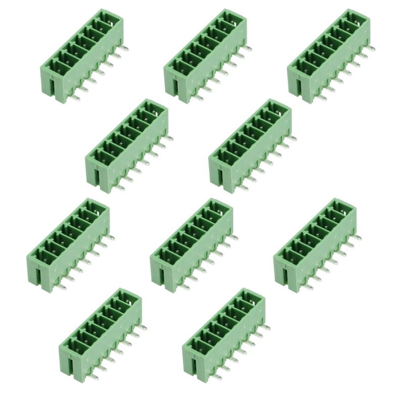 KF2EDGR - Listwa zaciskowa męska, kątowa, 7-pin, raster 3,5 mm - 10 szt.