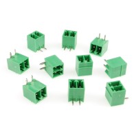 KF2EDGR - Male terminal block, angled, 2-pin, pitch 3.5 mm - 10 pcs.