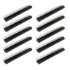 Contact strip 2.54mm angled 2x40, black - 10 pcs.