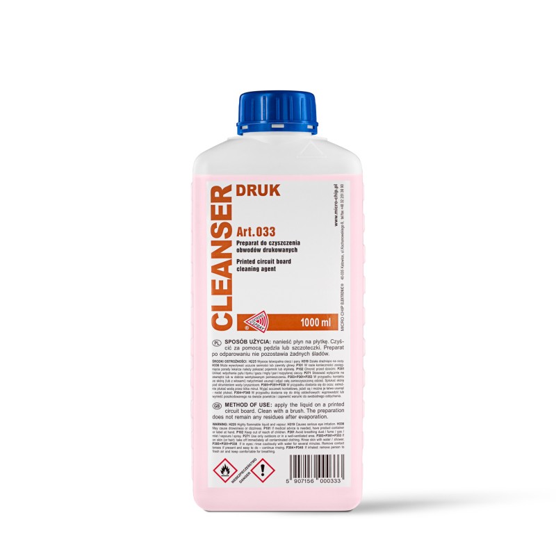 CLEANSER DRUK 1l - preparation for cleaning printed circuit boards