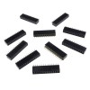 PBD26S-Contact strip 2.54mm straight 2x13, black - 10 pcs.