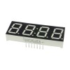 Red 7-segment clock display - 0.56" digit height