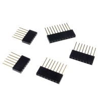 Stackable 0.100" Female Header Set for Arduino Shields