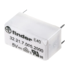 Electromagnetic relay SPDT, 5V DC, 6A/250VAC, Finder 32.21.7.005.2000