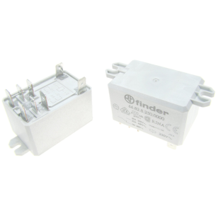 Electromagnetic relay DPDT, 230V AC, 30A/250VAC, Finder 66.82.8.230.0000