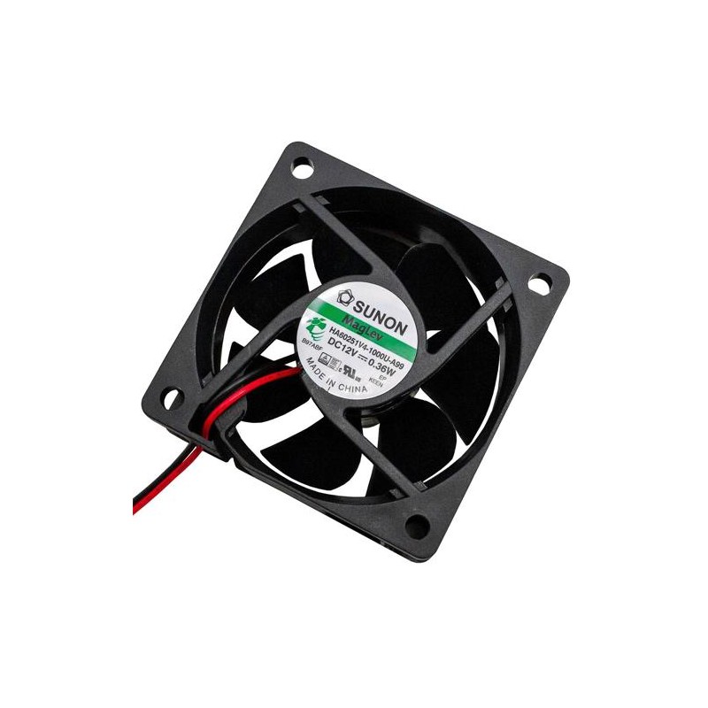 DC axial fan 0,36W 60x60x25 mm