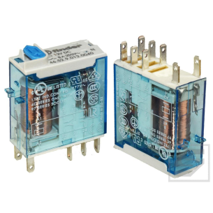Electromagnetic relay DPDT, 12V DC, 8A / 250V AC, Finder 46.52.9.012.0040