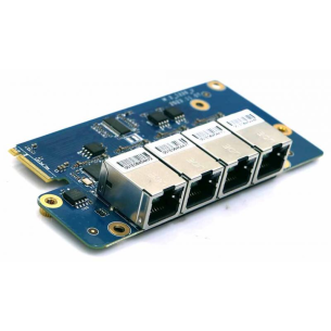 Net Card 2 for H-series - Moduł z dodatkowymi 4 portami Ethernet do komputerów Odroid z serii H