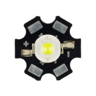 Power LED 1W with heatsink white